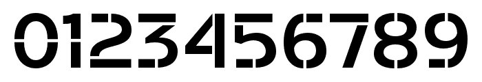 Potel Stencil Semi Bold Font OTHER CHARS