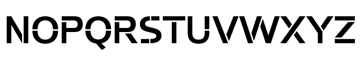 Potel Stencil Semi Bold Font UPPERCASE