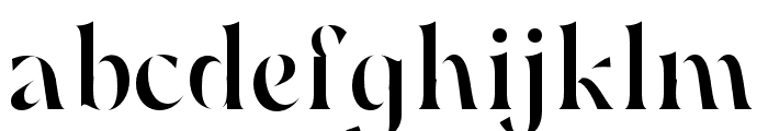Potential-UltraLight Font LOWERCASE