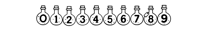 Potion Bottle By Squeeb Regular Font OTHER CHARS