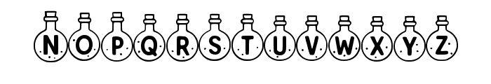 Potion Bottle By Squeeb Regular Font LOWERCASE