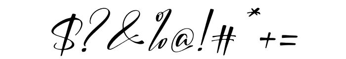 Pottelika Kinetics Italic Font OTHER CHARS