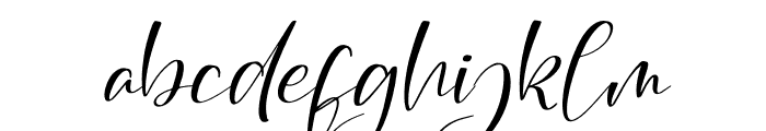 Pottelika Kinetics Italic Font LOWERCASE