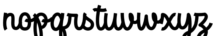 Pottery Font LOWERCASE
