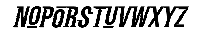 Poulus Italic Font UPPERCASE