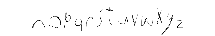 Povet Hand Font LOWERCASE