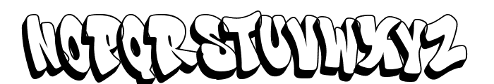 Power Blank-Shadow Font UPPERCASE
