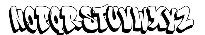 Power Blank-Shadow Font LOWERCASE