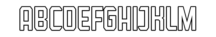 PowerBeast-2Outline Font UPPERCASE