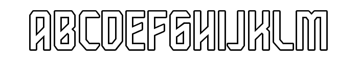 PowerBeast-2Outline Font LOWERCASE