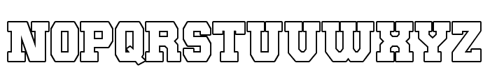 PowerBeast-Outline Font LOWERCASE