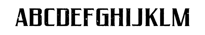 PowerGYM Grunge Font UPPERCASE