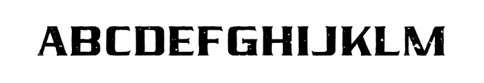 PowerGYM Grunge Font LOWERCASE