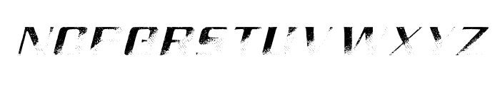 PowerGYM Italic Texture FX Font LOWERCASE