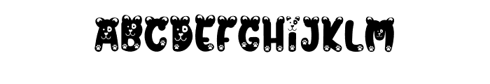 Pows Dog Font UPPERCASE