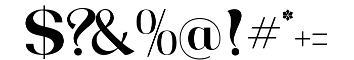 Prague-Regular Font OTHER CHARS