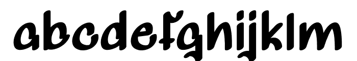Pragy Font LOWERCASE