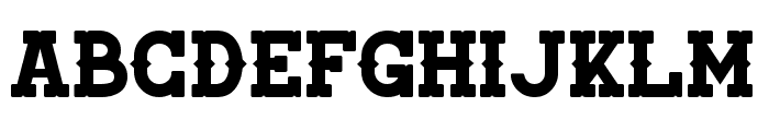 PrairieWagon Font UPPERCASE