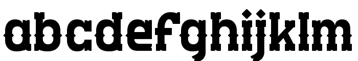 PrairieWagon Font LOWERCASE