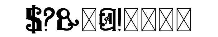 Prameswari Display Font OTHER CHARS