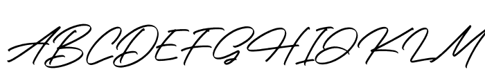 Prechley Italic Font UPPERCASE