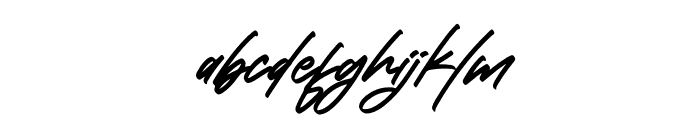 Prechley Italic Font LOWERCASE