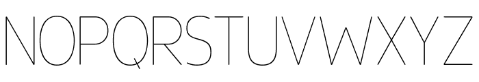 Preeminence Rounded Thin Font UPPERCASE