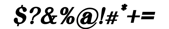 Preparatori Bold Italic Font OTHER CHARS