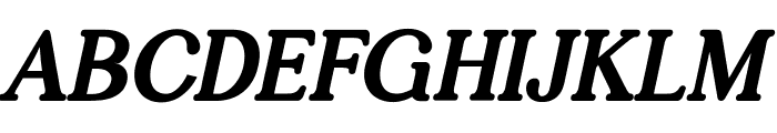 Preparatori Bold Italic Font UPPERCASE