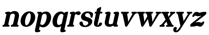 Preparatori-BoldItalic Font LOWERCASE