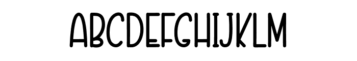 Present Highschool Font UPPERCASE