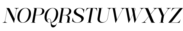 Prestige Edition Italic Font UPPERCASE