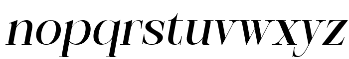 Prestige Edition Italic Font LOWERCASE