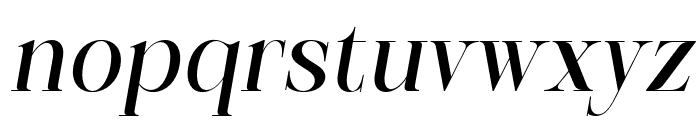 PrestigeEdition-Italic Font LOWERCASE