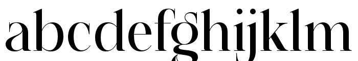 PrestigeEdition-Regular Font LOWERCASE