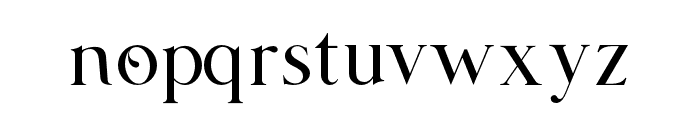 PrestigiousClassySerif-Thin Font LOWERCASE