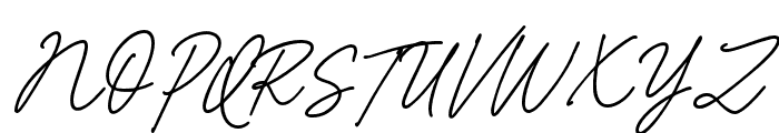 PrestlySignature-Bold Font UPPERCASE