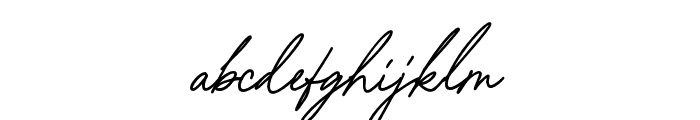 PrestlySignature-Bold Font LOWERCASE