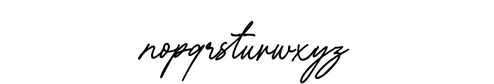 PrestlySignature-Bold Font LOWERCASE