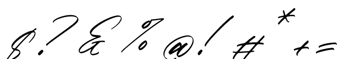 Preston Smith Italic Font OTHER CHARS