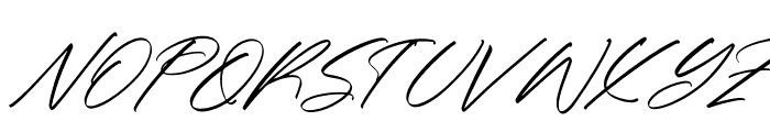 Preston Smith Italic Font UPPERCASE