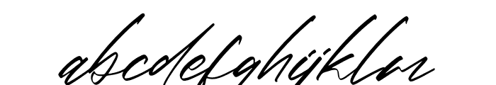 Preston Smith Italic Font LOWERCASE