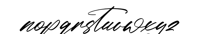 Preston Smith Italic Font LOWERCASE