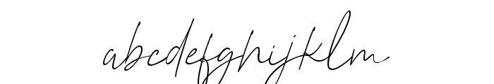 Prettier Script Light Regular Font LOWERCASE