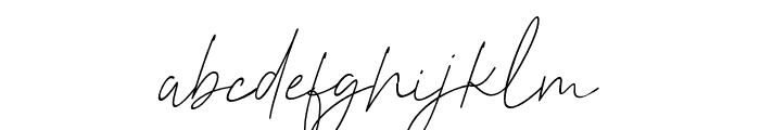 PrettierScriptLight-Regular Font LOWERCASE