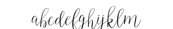 Pretty Dandelion Script Font LOWERCASE