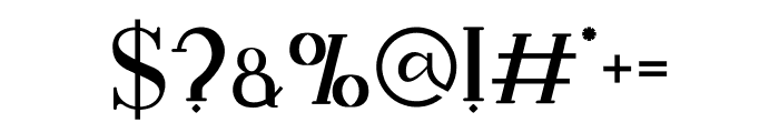 Pretty Satisfy Serif Font OTHER CHARS