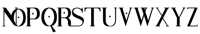 Pretty Satisfy Serif Font UPPERCASE