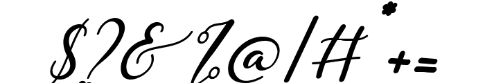 Pretty Valentine Italic Font OTHER CHARS