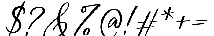 PrettyGarden-Script Font OTHER CHARS